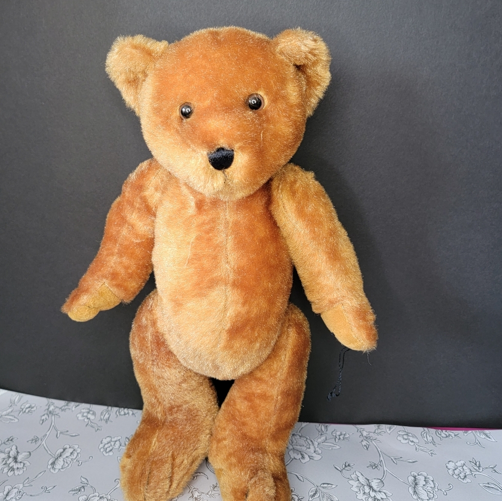 Chosun International Travel Classic Plush Vintage Brown Silky 14" Teddy Bear